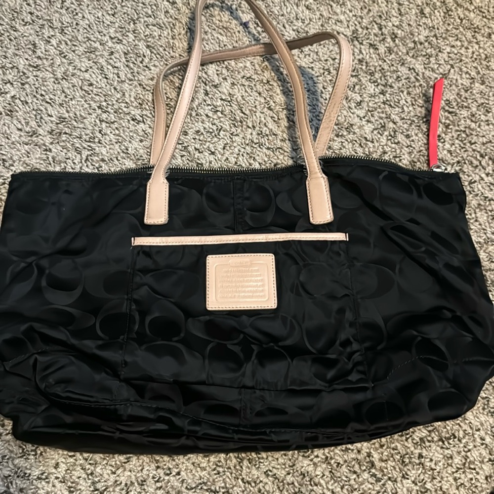 Coach monogram tote bag